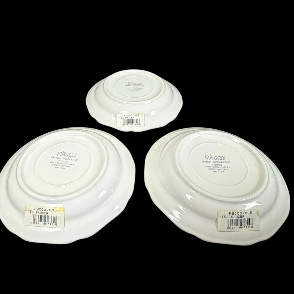 Mikasa French Countryside F9000 Cups & Saucers Cottagecore - Set of 3‎